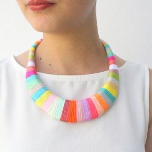 Lovely Pastel Masaai African Wakandan necklace